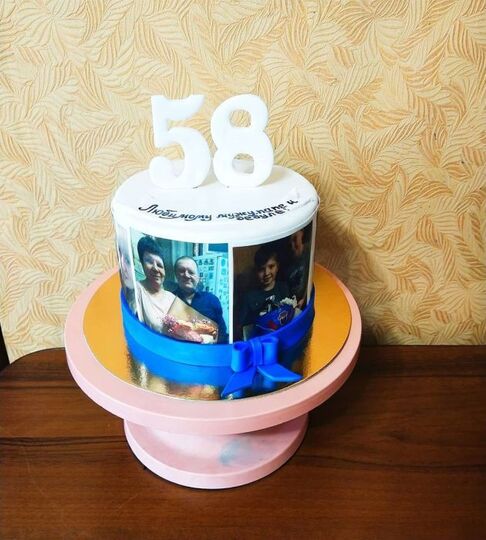 Торт на 58 лет мужчине №116501