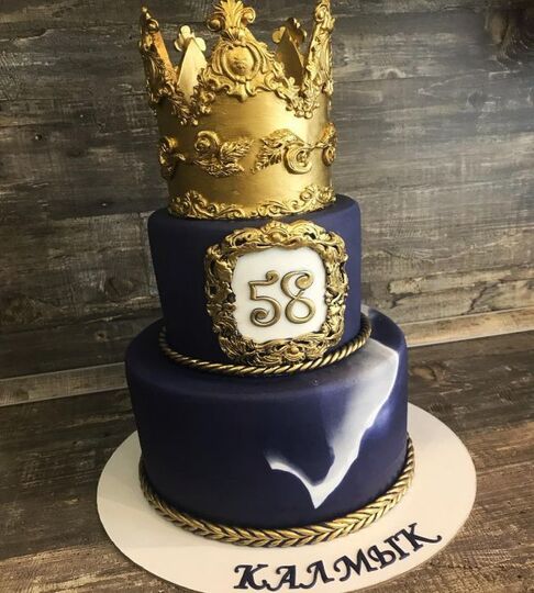 Торт на 58 лет мужчине №116505
