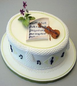 Торт ноты и скрипичный ключ №371855