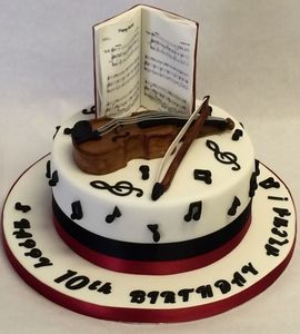 Торт ноты и скрипичный ключ №371868