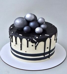 Торт черно-белый №510508