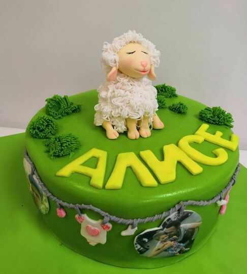 Торт с овечками №491812