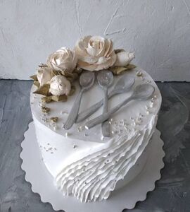 Торт на Оловянную свадьбу №191651