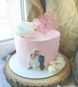 Торт на Розовую свадьбу №191655