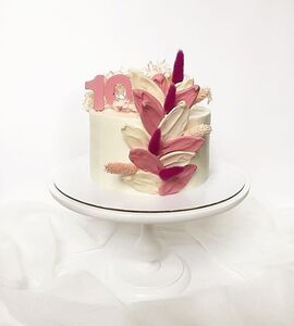 Торт на Розовую свадьбу №191668