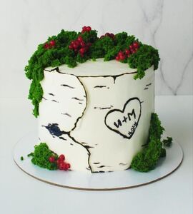 Торт на Деревянную свадьбу №191133