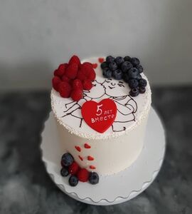 Торт на Деревянную свадьбу №191146