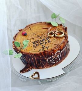 Торт на Деревянную свадьбу №191156