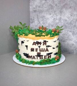 Торт на Деревянную свадьбу №191159