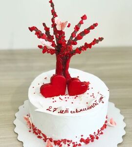 Торт на свадьбу Красного дерева №193309