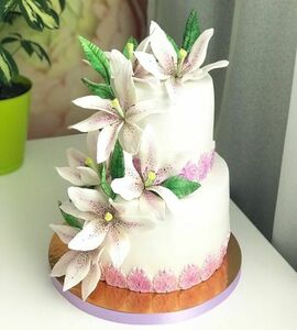 Торт с лилиями №505413