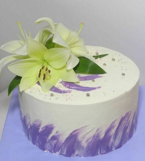 Торт с лилиями №505436
