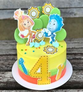 Торт на 4 года девочке №235810