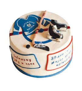 Торт хоккейная форма №1783