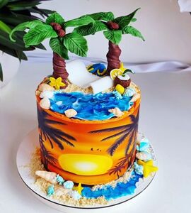 Торт с пальмами №167409