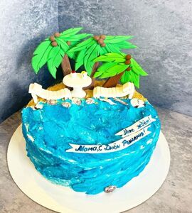 Торт с пальмами №167415