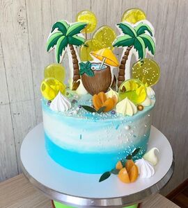 Торт с пальмами №167419