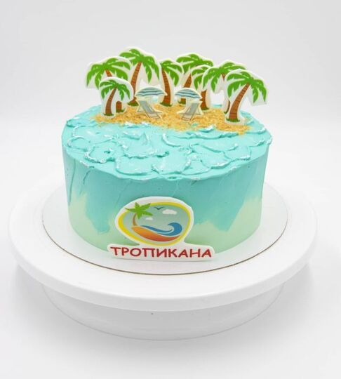 Торт с пальмами №167422