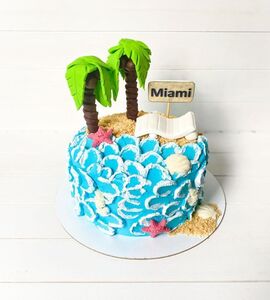 Торт с пальмами №167424