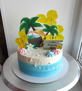 Торт с пальмами №167426