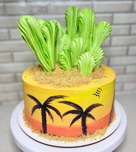 Торт с пальмами №167429