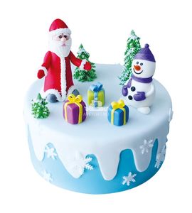 Торт Дед Мороз и снеговик