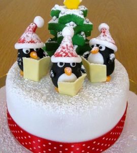 Торт Поющие пингвины