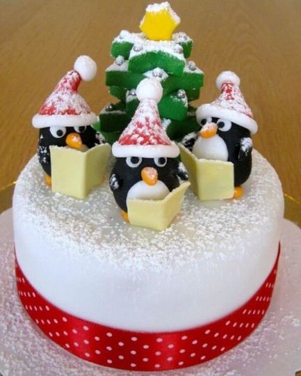 Торт Поющие пингвины