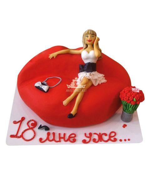 Торт на 18 лет девушке №236788