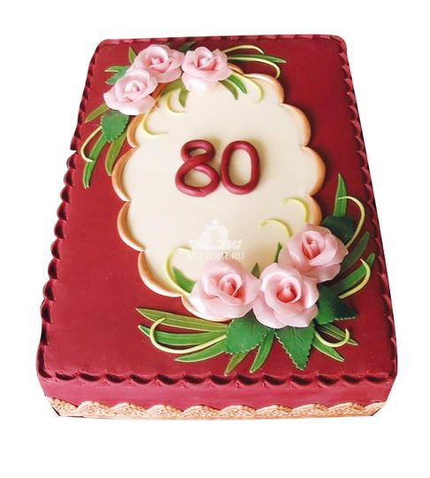 Торт на 80 лет маме