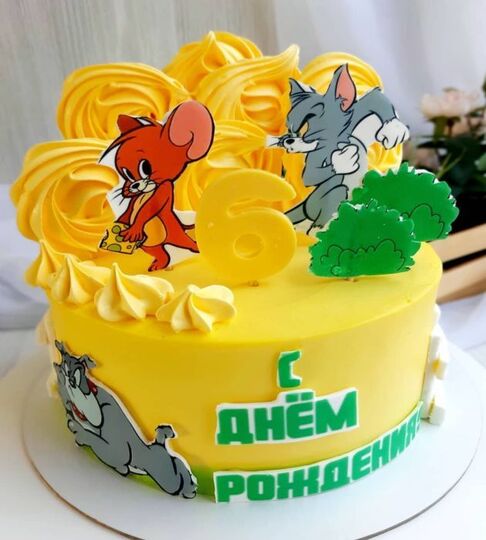 Торт Том и Джерри на др №200627