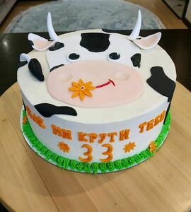 Торт с коровой №491002