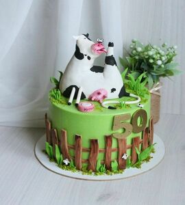 Торт с коровой №491014