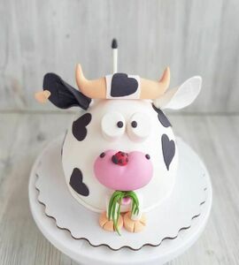 Торт с коровой креативный №491019