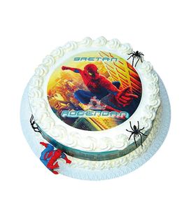 Торт Человек Паук с паучками
