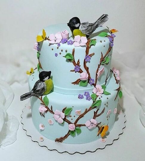 Торт с птичками №507306