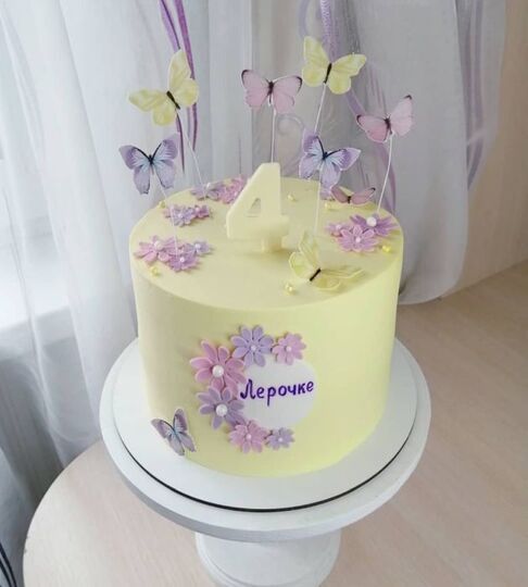 Торт девочке с цветами №134402