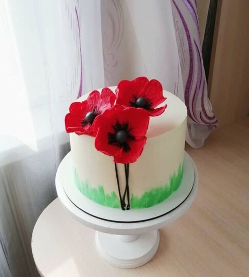 Торт девочке с цветами №134407