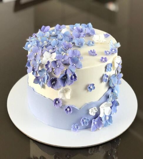 Торт девочке с цветами №134408