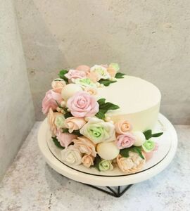 Торт девочке с цветами №134416