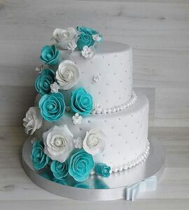 Торт девочке с цветами №134418