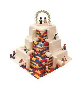 Свадебный торт Лего стайл