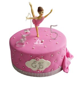 Торт гимнастке на 5 лет