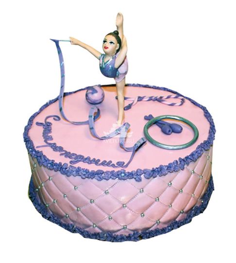 Торт на тему гимнастики