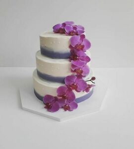 Торт с орхидеями №505704