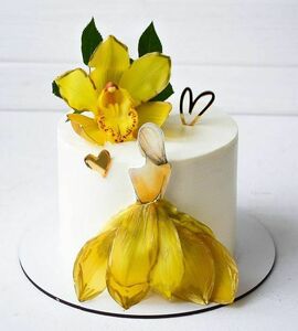 Торт с орхидеями №505721