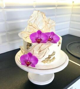 Торт с орхидеями №505736