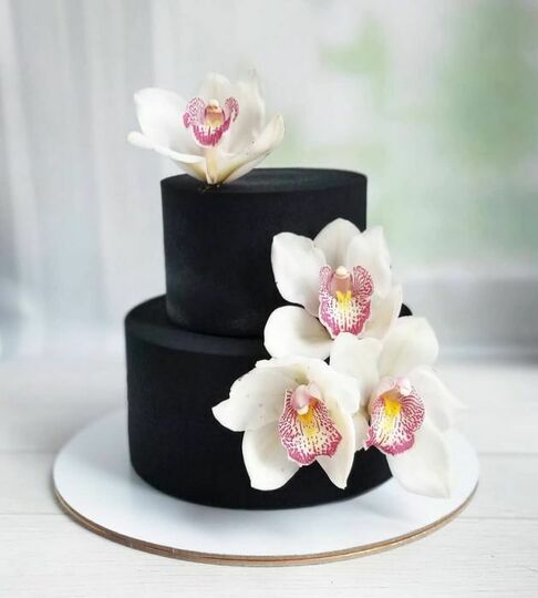 Торт с орхидеями №505766