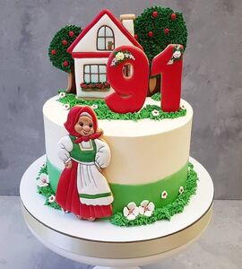Торт на 91 год женщине №112212