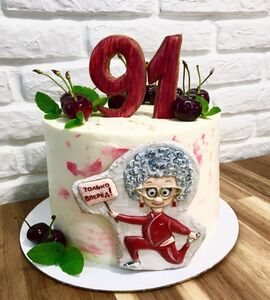Торт на 91 год женщине №112220